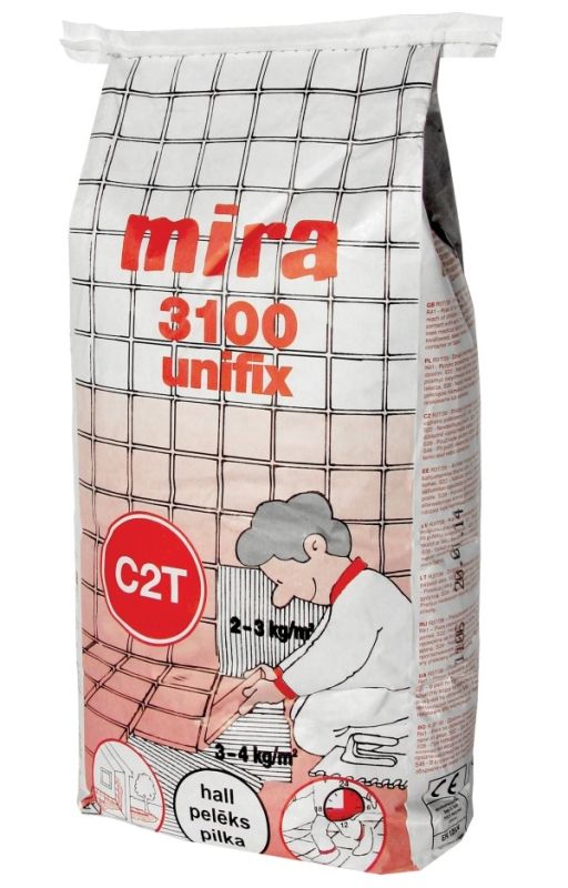 Клей для плитки Mira 3100 unifix (Миру 3100 уніфікс), 25 кг
