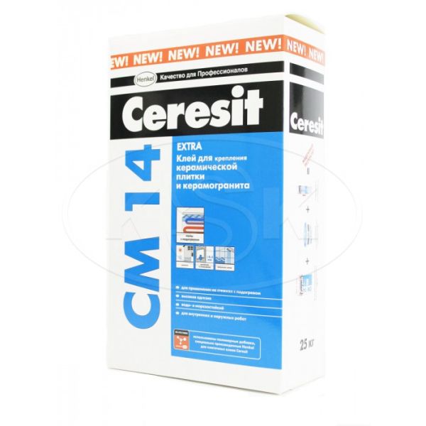 Клей для плитки, 25кг CERESIT СМ-14 (Церезіт СМ-14)