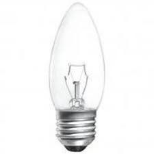 Лампа В-35 свічка прозора 60W Е27, PHILIPS (Філіпс)