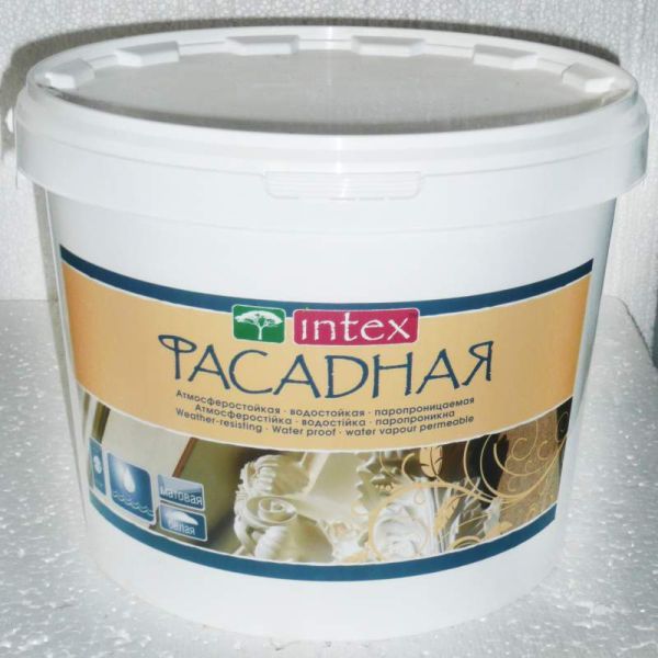 Фарба фасадна 7кг, Інтекс (Intex)
