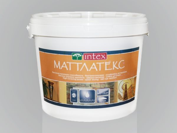 Фарба "Матлатекс" 7кг, Інтекс (Intex)