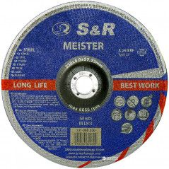  Коло абразивне зачистне по металу 230x6,0х22.2 S&amp;R Meister (Мейстер)