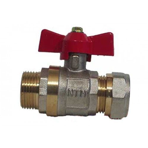 Кран 20*3/4" зовнішнє різьблення, NTM (НТМ)
