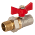 Кран-американка 3/4" никель, STA (СТА)