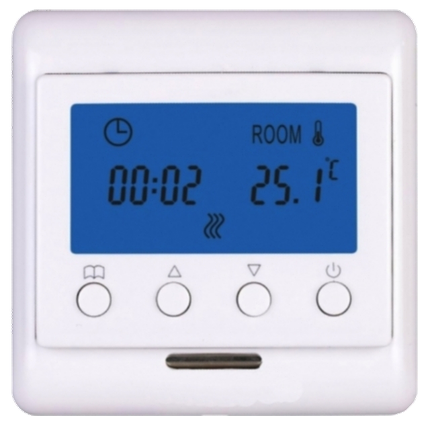 Цифровий терморегулятор для підлоги з дисплеєм E 60, IN-THERM (ІН-ТЕРМ)