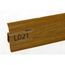 Плінтус Дуб палений L021 2.5м, LinePlast (Лайн Пласт)