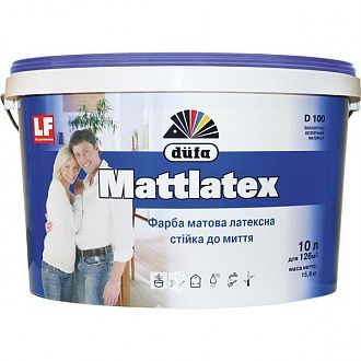 Фарба латексна матова Matlattex D100, 14кг DUFA (Дюфа)