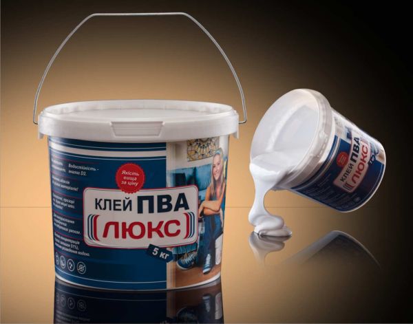 Клей ПВА "Люкс", 5 кг