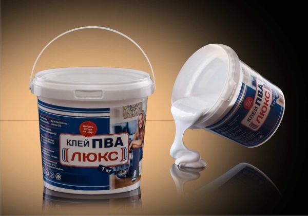 Клей ПВА "Люкс", 1 кг