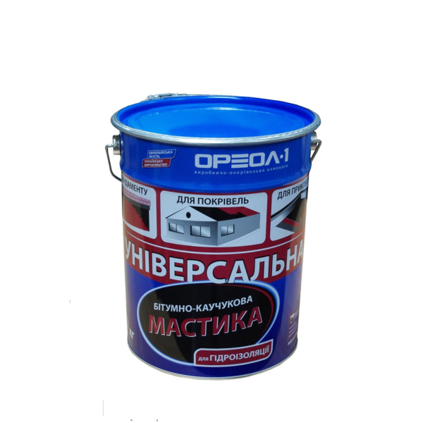 Мастика бітумно-гумова (3кг), Ореол