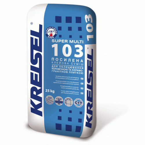 Посилений клей для плитки Крайзель 103 (Kreisel 103), 25 кг