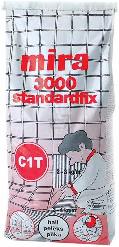 Клей для плитки Mira (Миру) 3000 standardfix